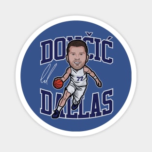 Luka Doncic Dallas Toon Magnet